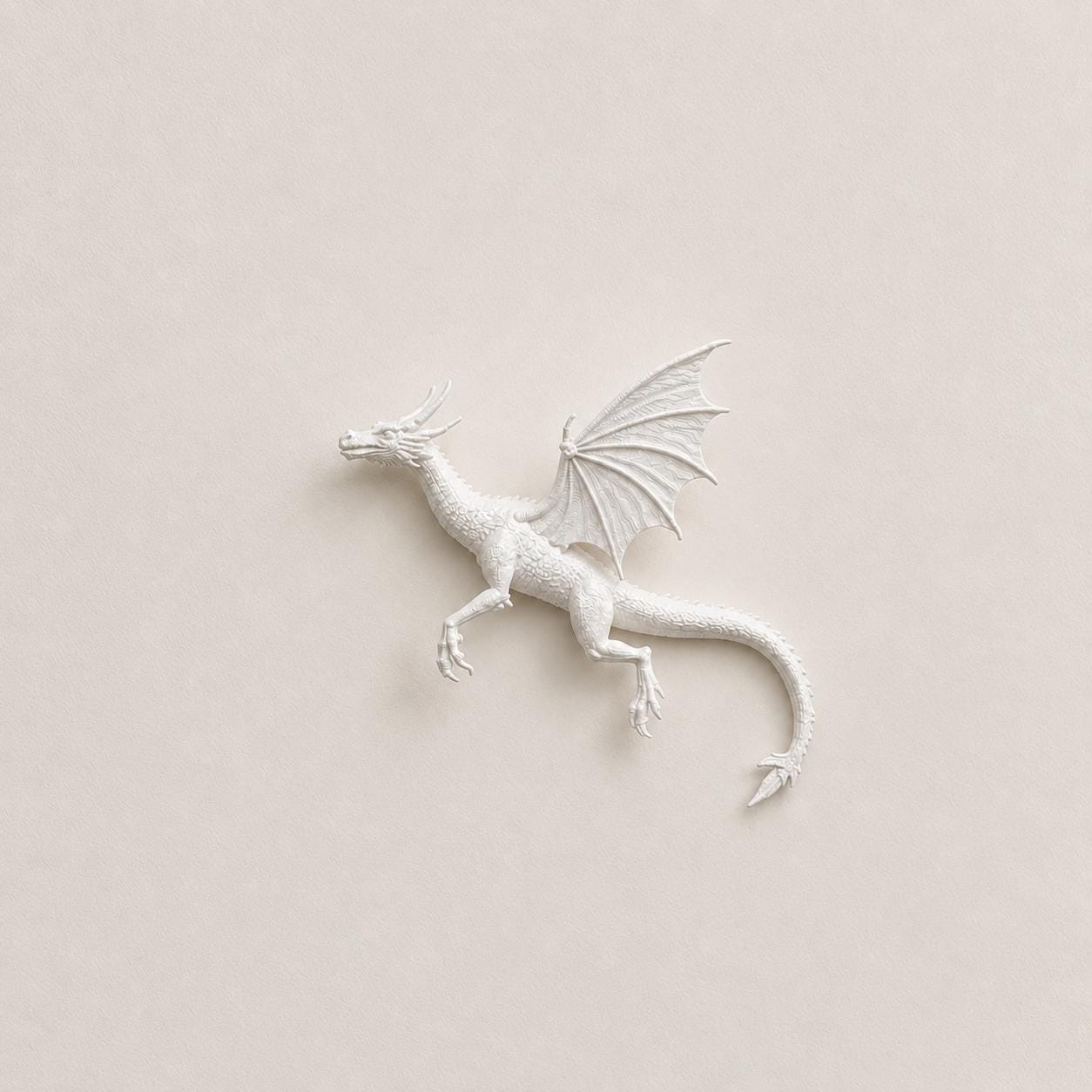 Dragon Wall Decor | 3D Printed Fantasy Dragon Wall Art | Gothic Home Decor | Medieval Dragon Sculpture