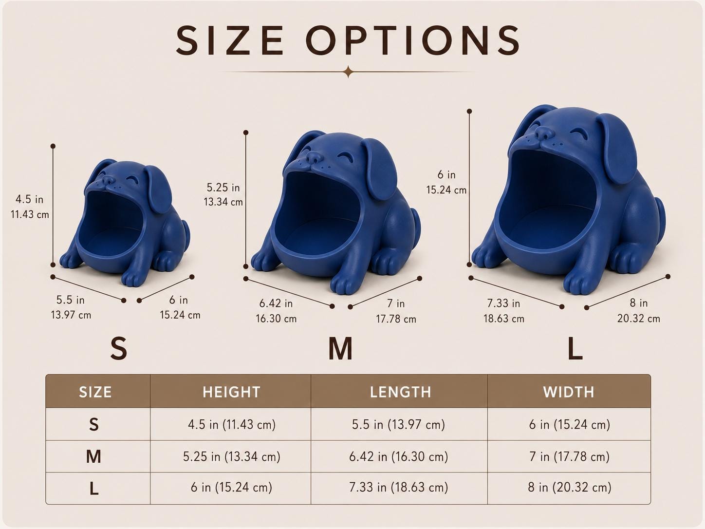 3D Printed Dog Key Holder, Entryway Organizer Catchall Tray, Desk Decor
