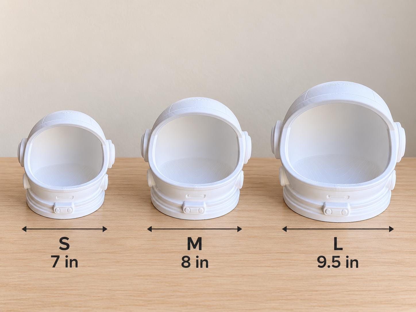 Astronaut Helmet Catchall Tray, 3d Printed Space Desk Organizer, Key and Wallet Holder, Gift for Space Lovers