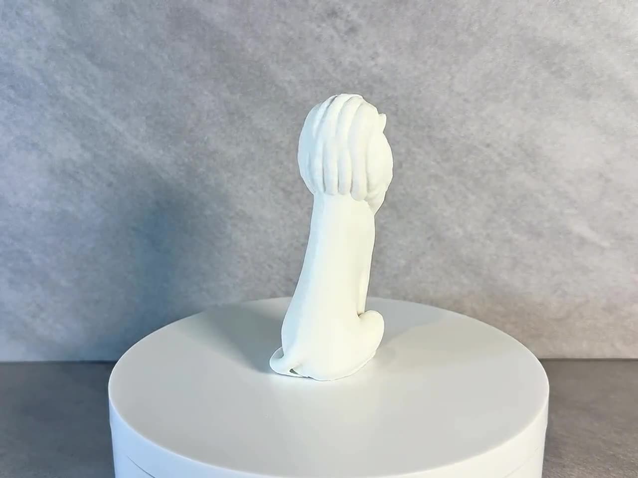 Zen Lion Statue, Minimalist 3D Printed Sculpture, Meditation Animal Decor video cover
