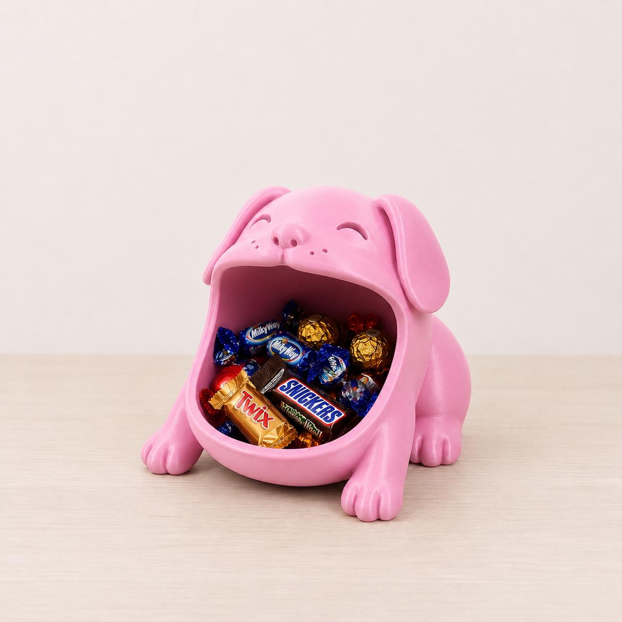 3D Printed Dog Key Holder, Entryway Organizer Catchall Tray, Desk Decor