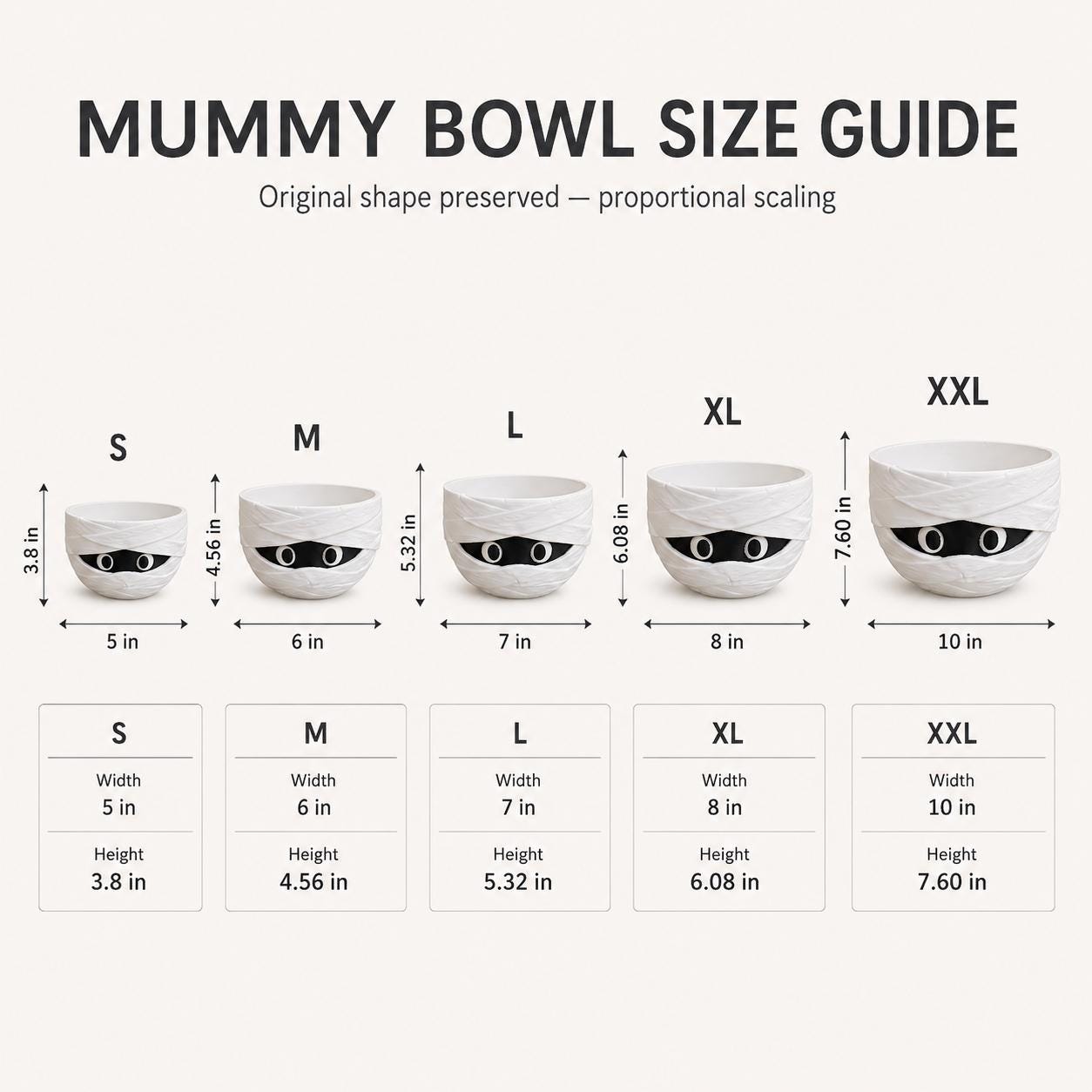 3D Printed Mummy Bowl, Halloween Candy Bowl, Spooky Catch All Tray, Mummy Candy Holder, Halloween Desk Decor, Key Bowl, Halloween Gift