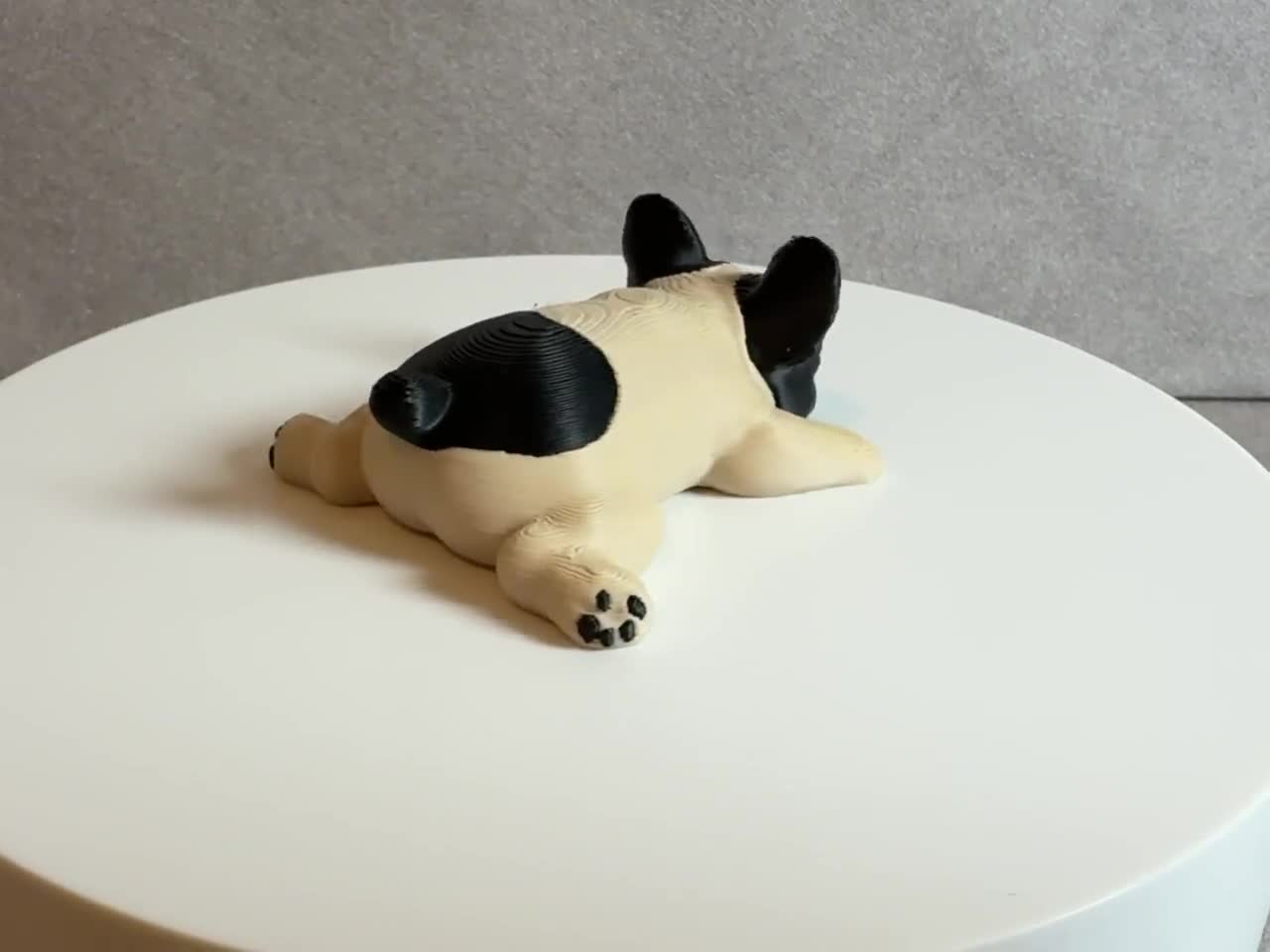 Sleeping French Bulldog Figurine, Cute Dog Desk Buddy, Frenchie Decor, Puppy Shelf Decor, 3D Printed Gift for Dog Lovers video cover