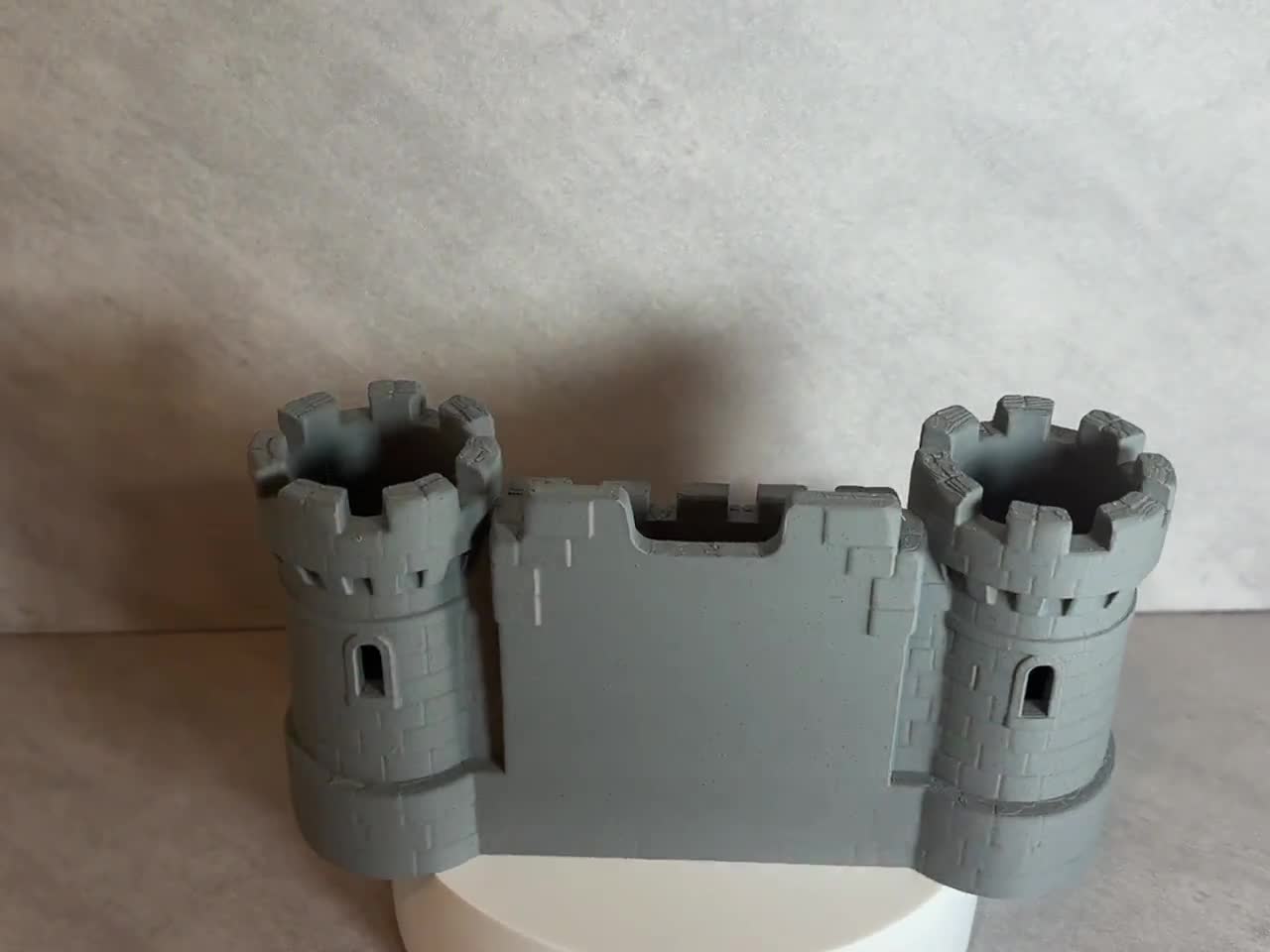 Castle Desk Organizer, Medieval Phone Stand, Pen Holder, Key Tray, Fantasy Decor video cover