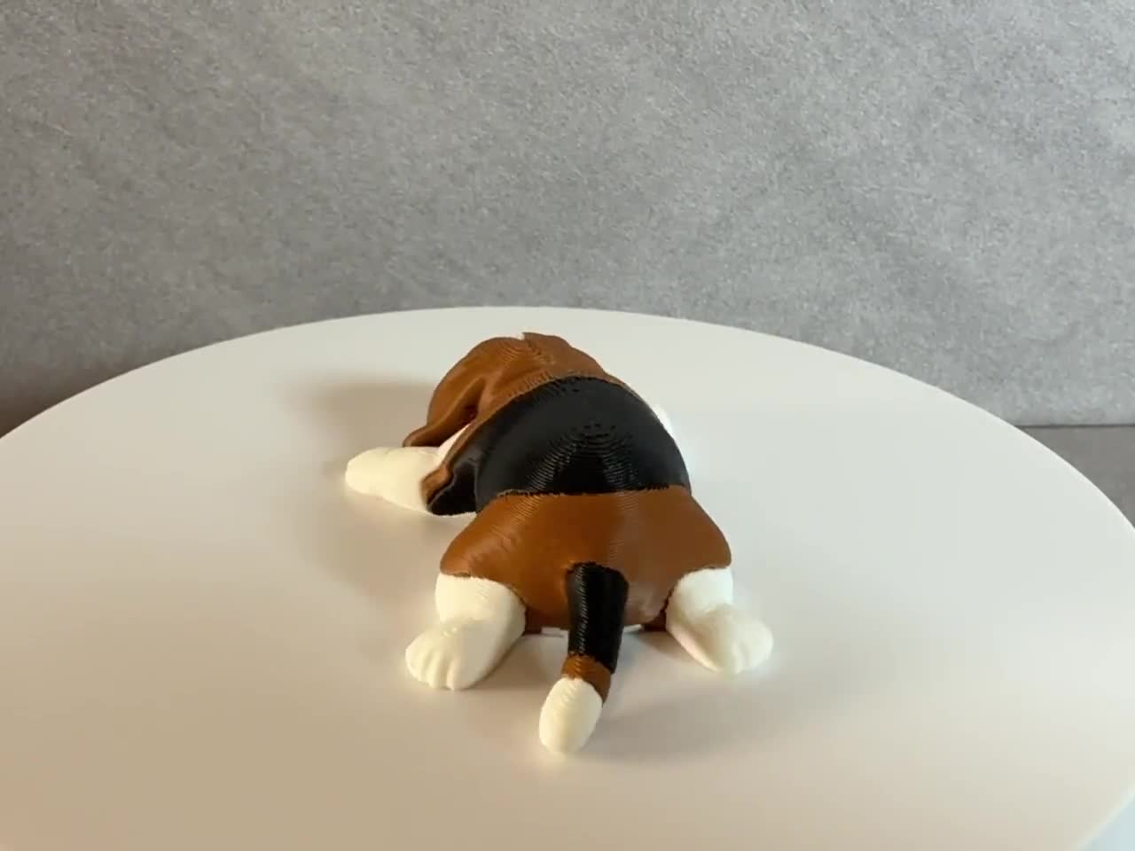 Sleeping Beagle Desk Buddy, Beagle Dog Statue, Cute Puppy Decor, Gift for Beagle Owners, 3D Printed Figurine video cover