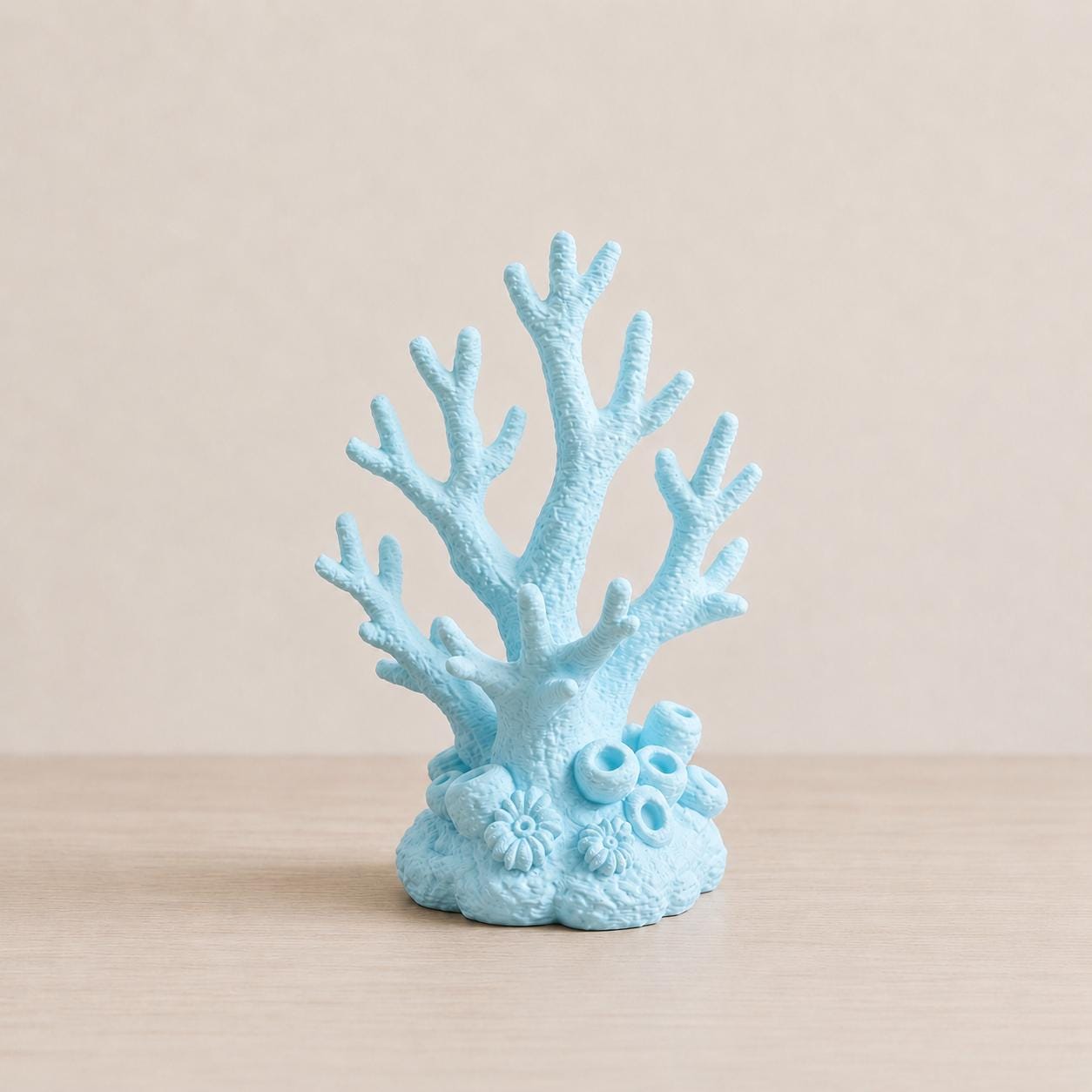 Coral Jewelry Holder for Rings & Necklaces, Coastal Jewelry Organizer, Ocean Decor, Ring Stand, Necklace Display, Vanity Organizer
