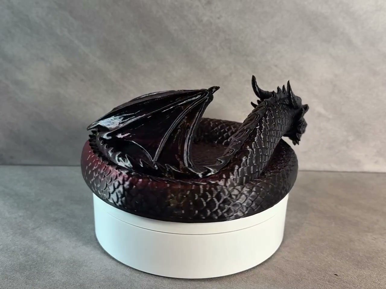 Dragon Catchall Tray, Fantasy Desk Organizer, Gothic Home Decor, DnD Accessory video cover