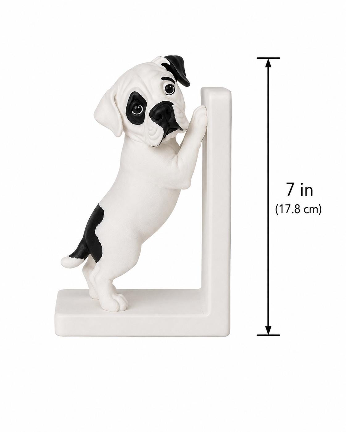 American Bulldog Bookend, Cute Puppy Book End, American Bulldog Gift, Dog Book Holder, Bookshelf Decor, 3D Printed Bookend
