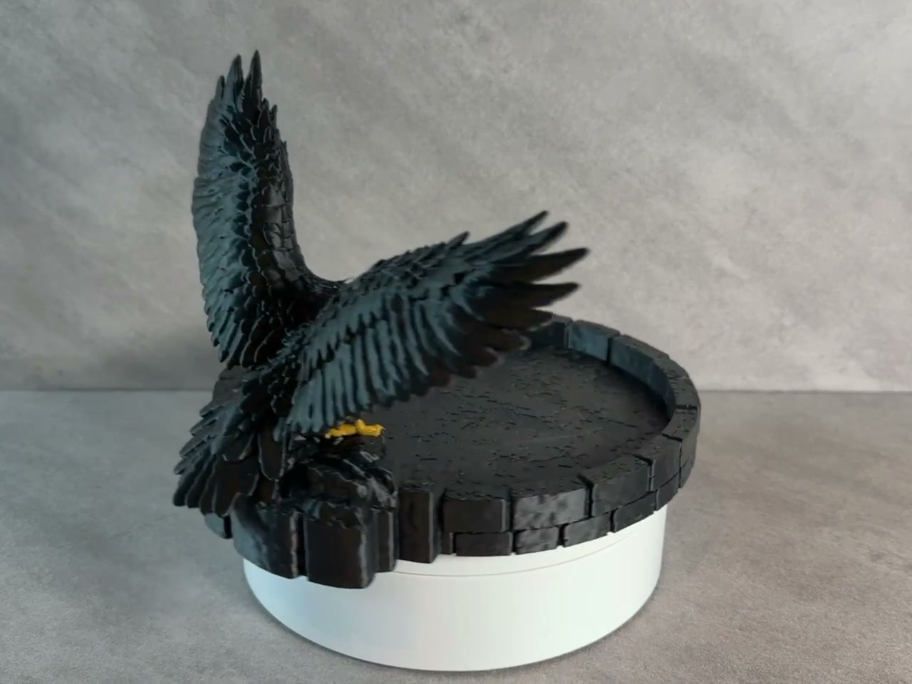 Bald Eagle Catch All Tray, 3d Printed Patriotic Key Holder & Desk Organizer, American Eagle Decor video cover
