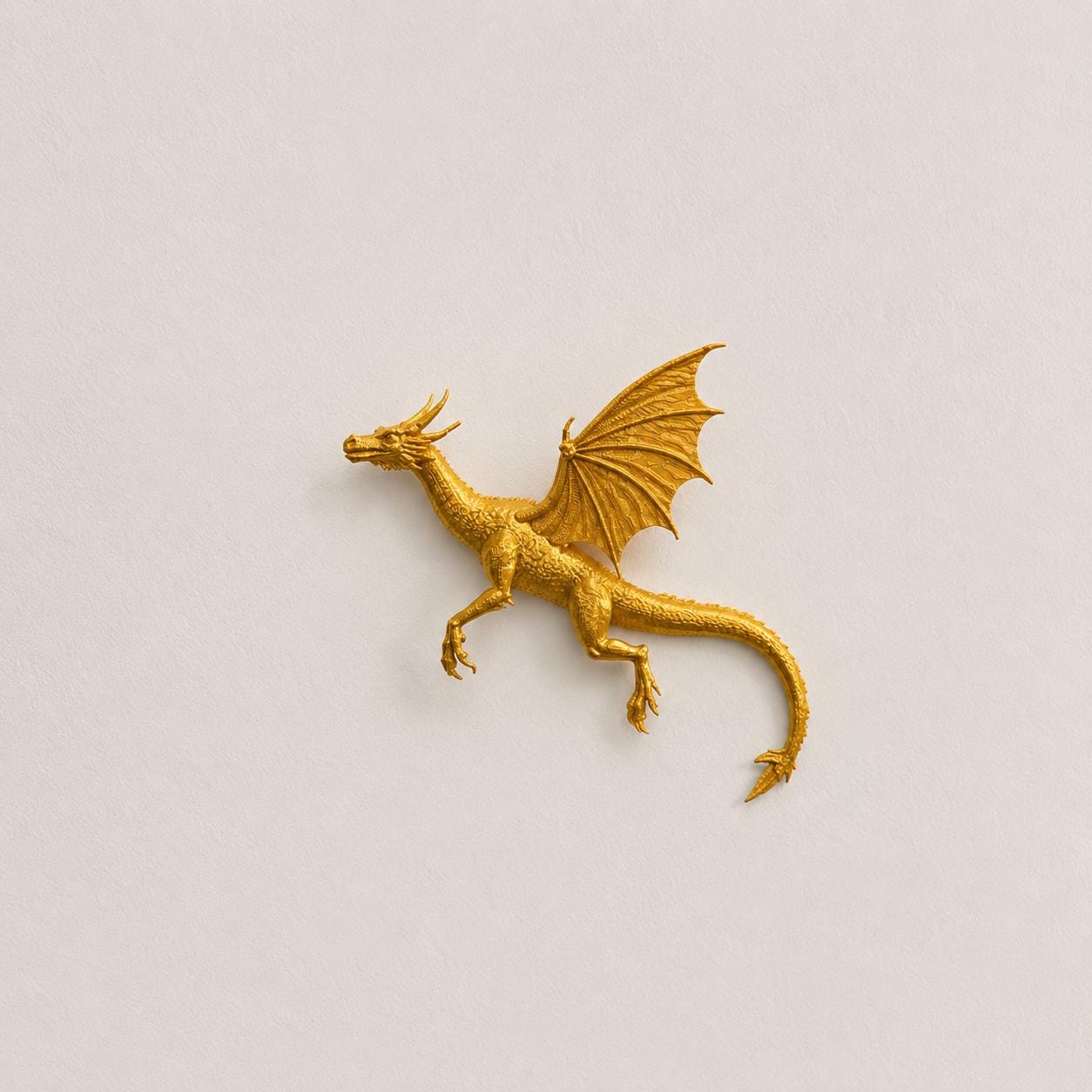 Dragon Wall Decor | 3D Printed Fantasy Dragon Wall Art | Gothic Home Decor | Medieval Dragon Sculpture
