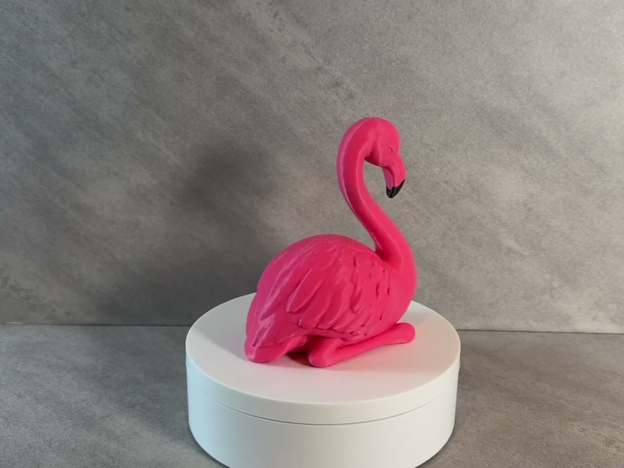Zen Flamingo Figurine, 3D Printed Flamingo Decor, Pink Flamingo Statue, Zen Home Decor video cover