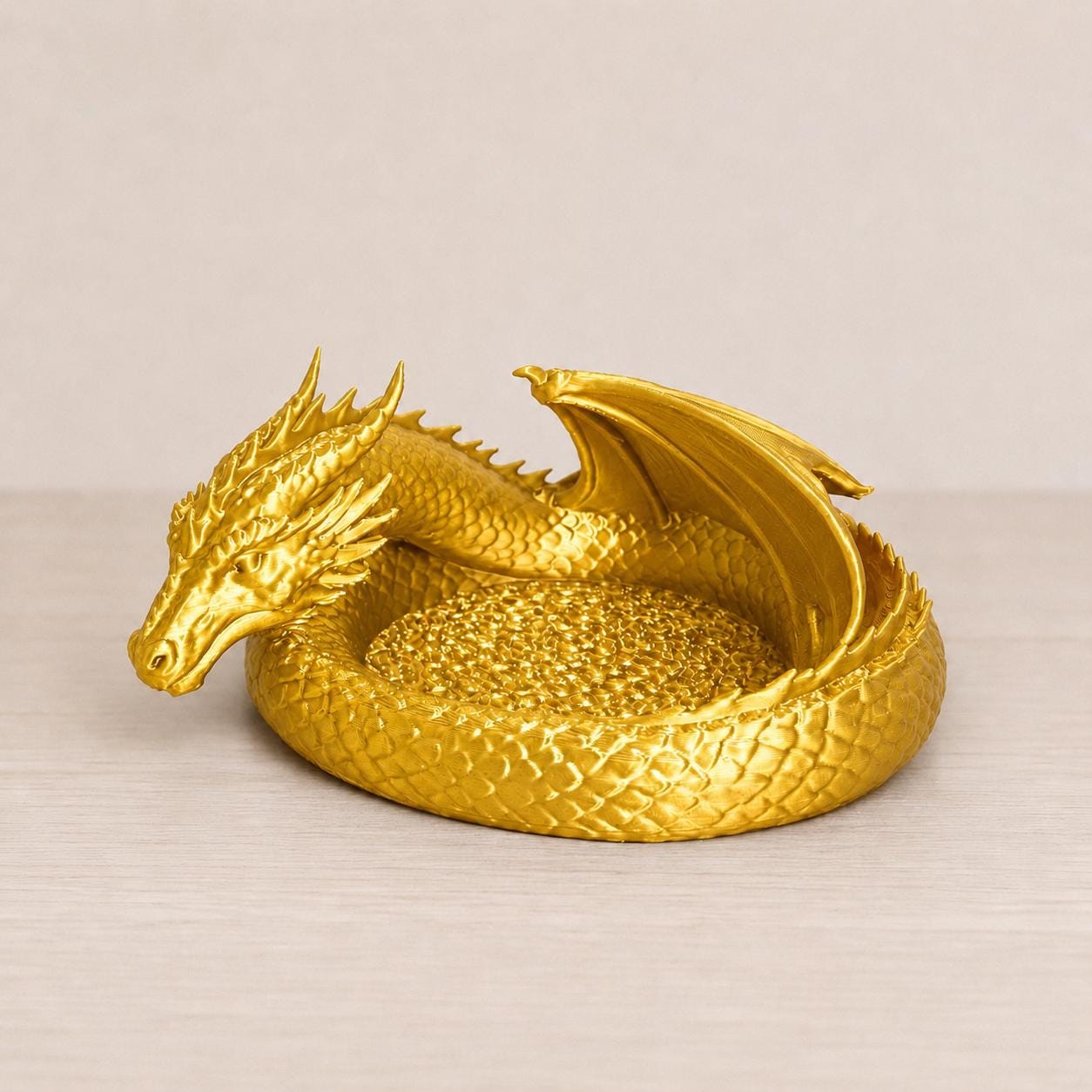Dragon Catchall Tray, Fantasy Desk Organizer, Gothic Home Decor, DnD Accessory