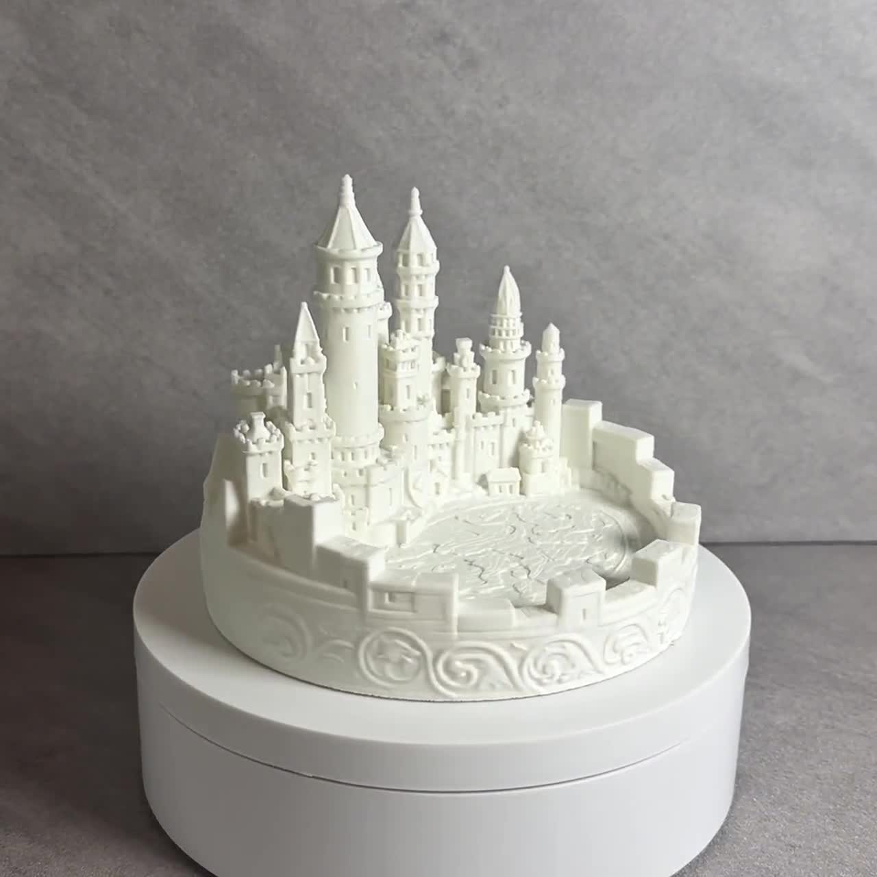 Fantasy Castle Organizer, 3D Printed Medieval Fortress Jewelry Dish video cover