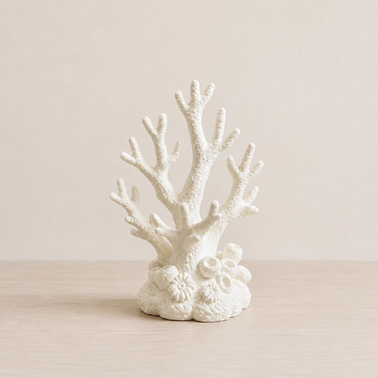 Coral Jewelry Holder for Rings & Necklaces, Coastal Jewelry Organizer, Ocean Decor, Ring Stand, Necklace Display, Vanity Organizer