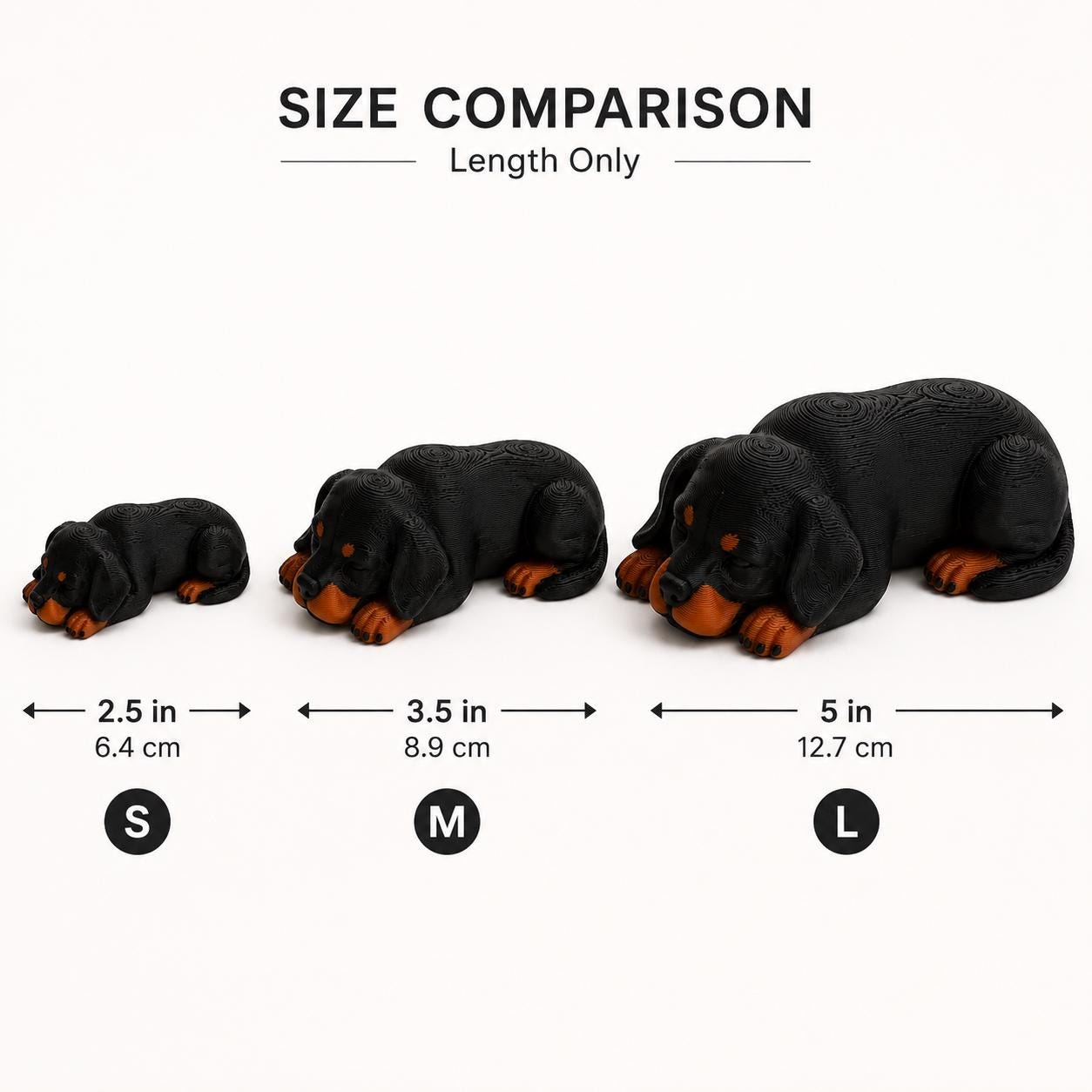 3D Printed Rottweiler Dog Sculpture, Rottweiler Lover Gift, Cute Puppy Desk Decor