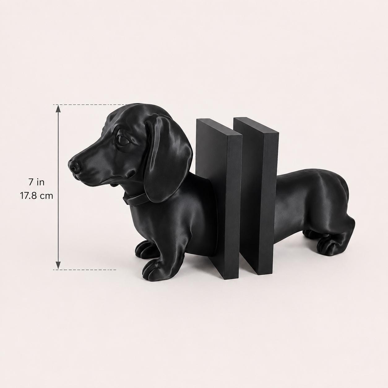 Dachshund Dog Bookends Set, 3d Printed Wiener Dog Book Ends, Sausage Dog Book Holder, Modern Bookshelf Decor, Gift for Dog Lovers