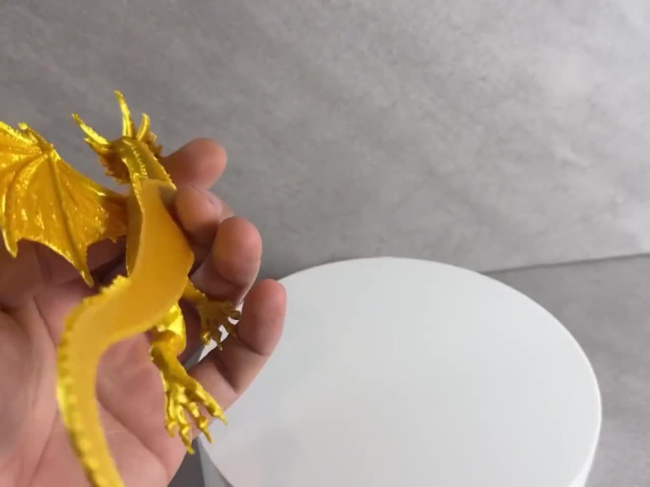 Dragon Wall Decor | 3D Printed Fantasy Dragon Wall Art | Gothic Home Decor | Medieval Dragon Sculpture video cover