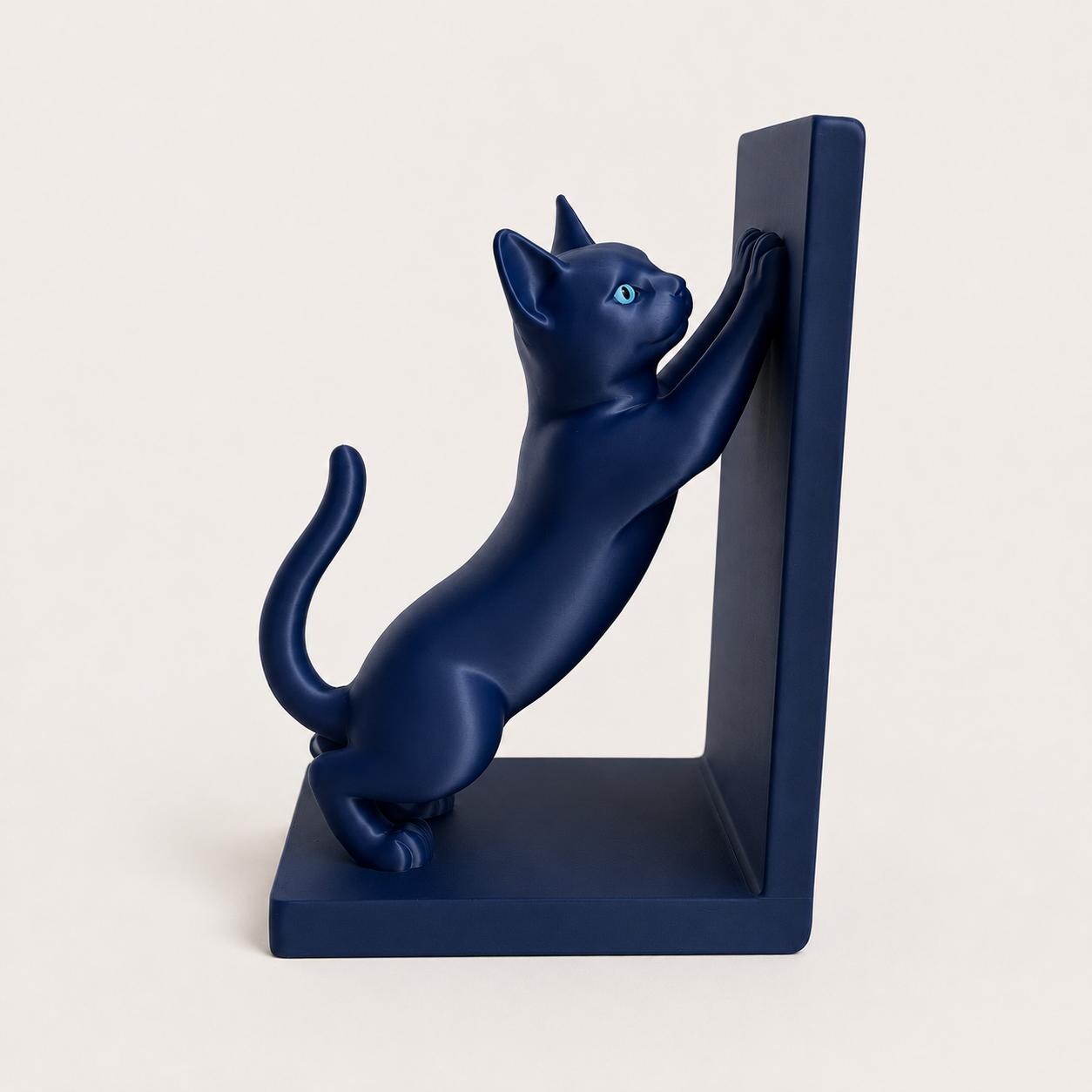 Black Cat Bookend, Cat Book End, Cute Cat Bookshelf Decor, Cat Lover Gift, Modern Book Holder, Book Organizer, 3D Printed Home Decor