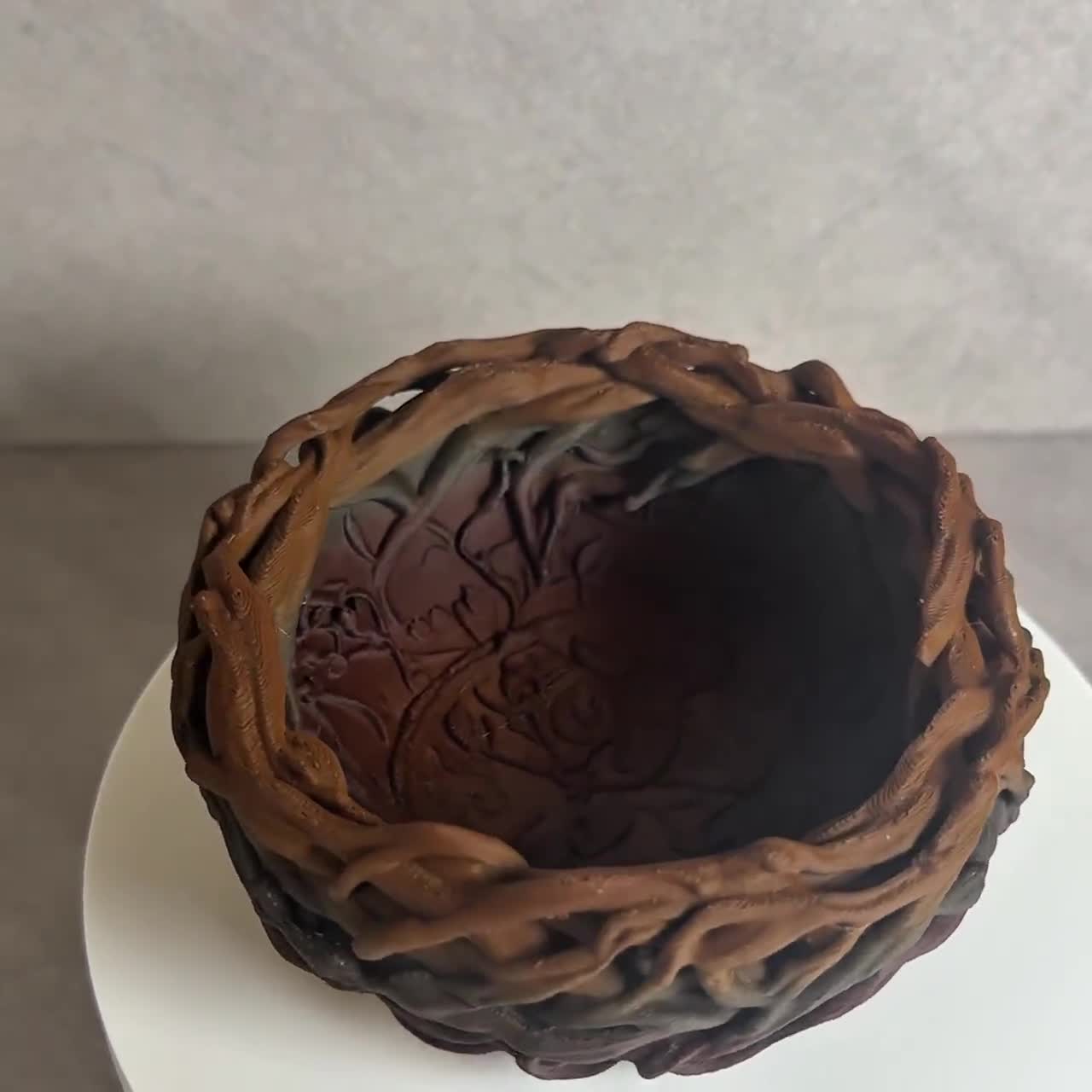 Dragon Nest Catchall Tray, Fantasy Woodland Key Holder, 3D Printed Decor video cover