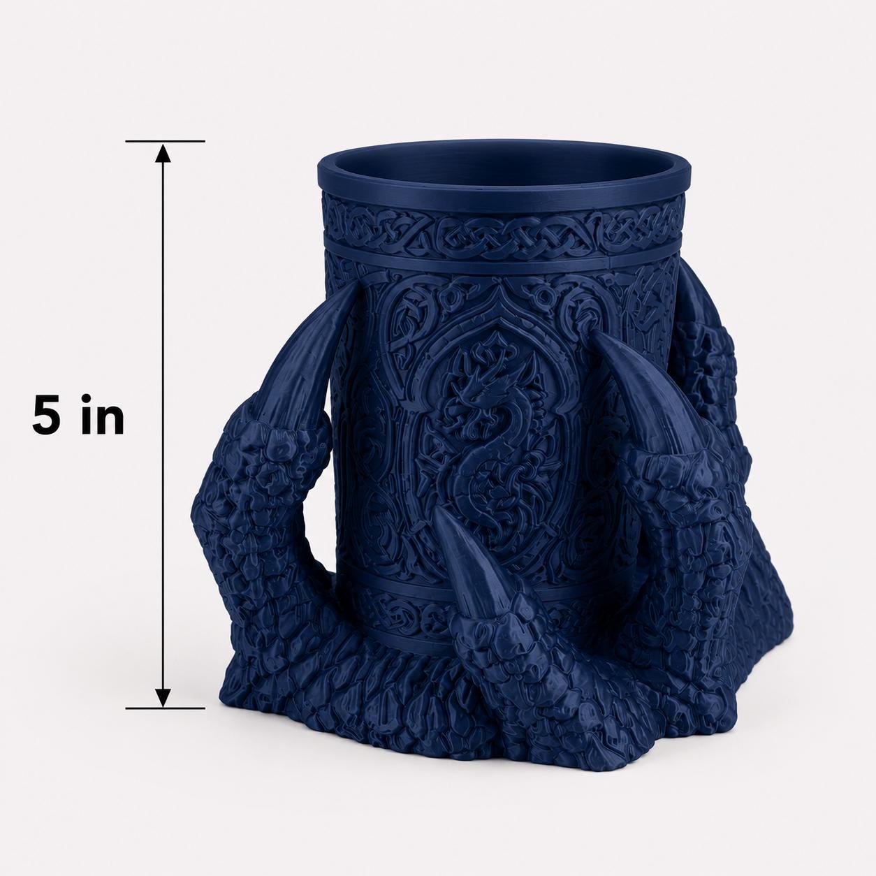 Dragon Claw Pen Holder, Viking Desk Organizer, 3D Printed Pencil Cup, Fantasy Office Decor, Gothic Desk Accessory