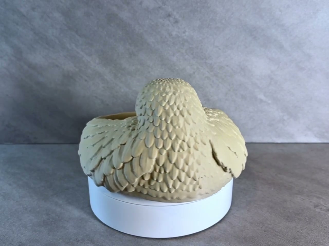 Barn Owl Catchall Tray, 3D Printed Key Bowl & Jewelry Organizer, Woodland Home Decor, Owl Lover Gift video cover