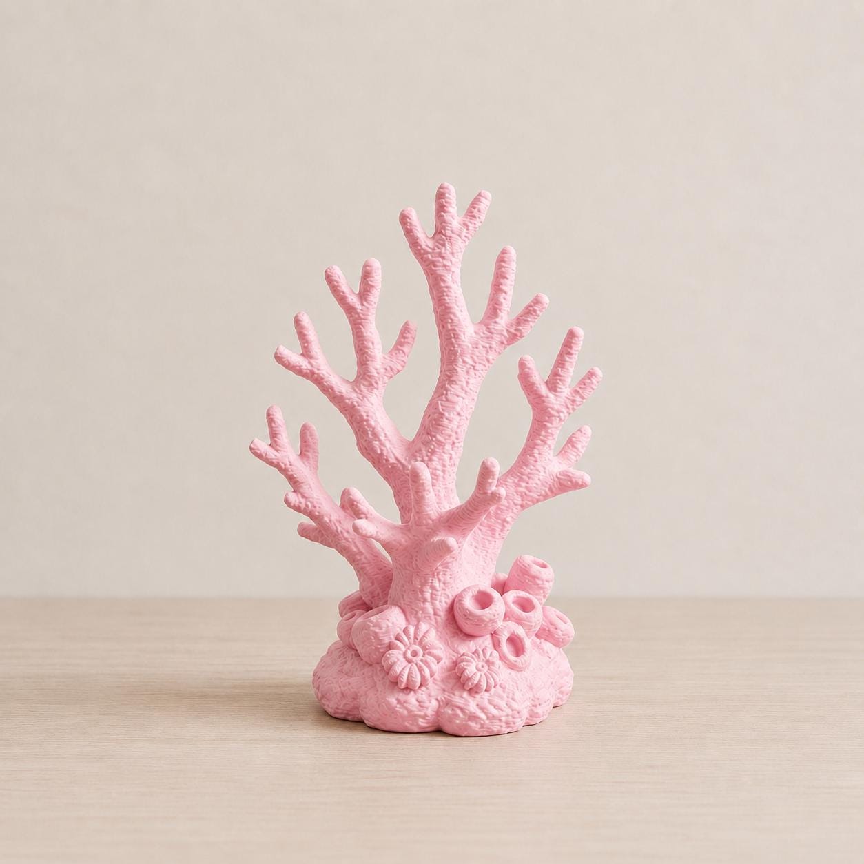 Coral Jewelry Holder for Rings & Necklaces, Coastal Jewelry Organizer, Ocean Decor, Ring Stand, Necklace Display, Vanity Organizer