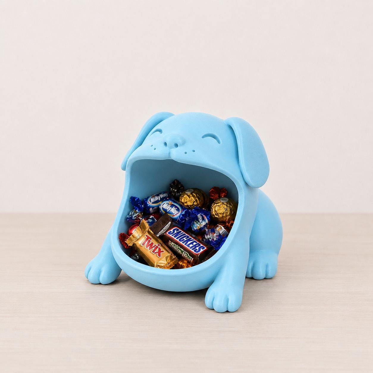 3D Printed Dog Key Holder, Entryway Organizer Catchall Tray, Desk Decor